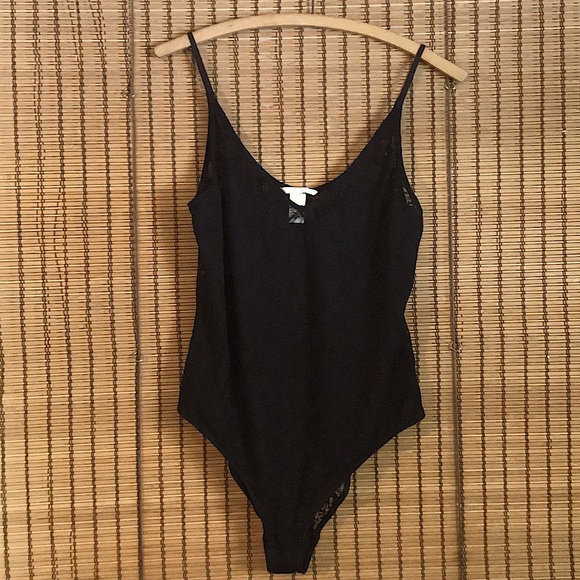 H&M Black Lace Body Suit - Picture 1 of 3